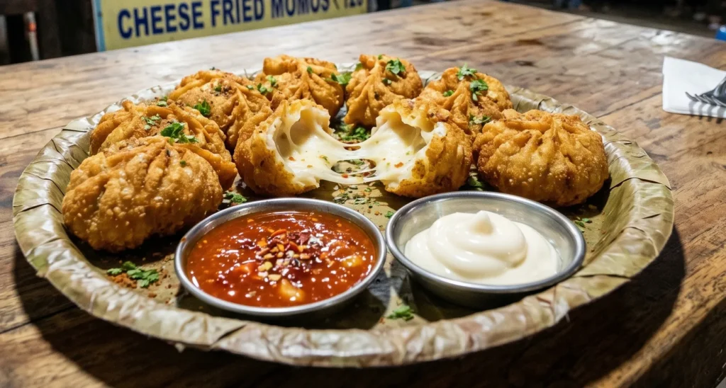 Cheese Fried Momos Street Food Guwahati Guwahatilive.com